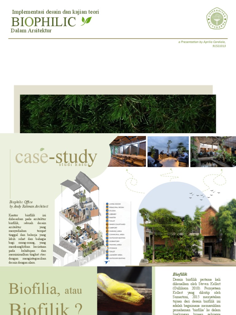 Prinsip Arsitektur Biofilik | PDF
