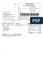 Factura: Ruc: Fecha Y Hora de Autorizacion: Ambiente: Emision: Clave de Acceso Direccion Matriz