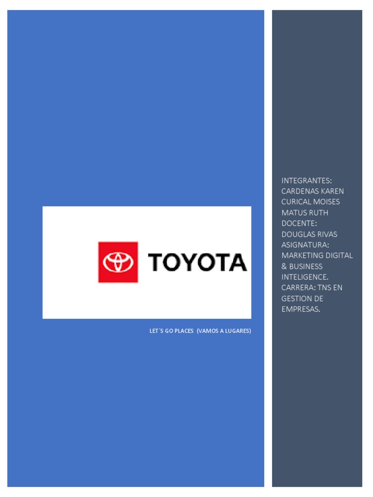 Informe Toyota PDF