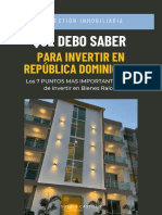 Ebook Qué Debo Saber para Invertir en Rep. Dominicana