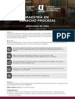 Maestria en Derecho Procesal OnLine