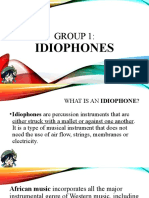 Idiophones I Mapeh