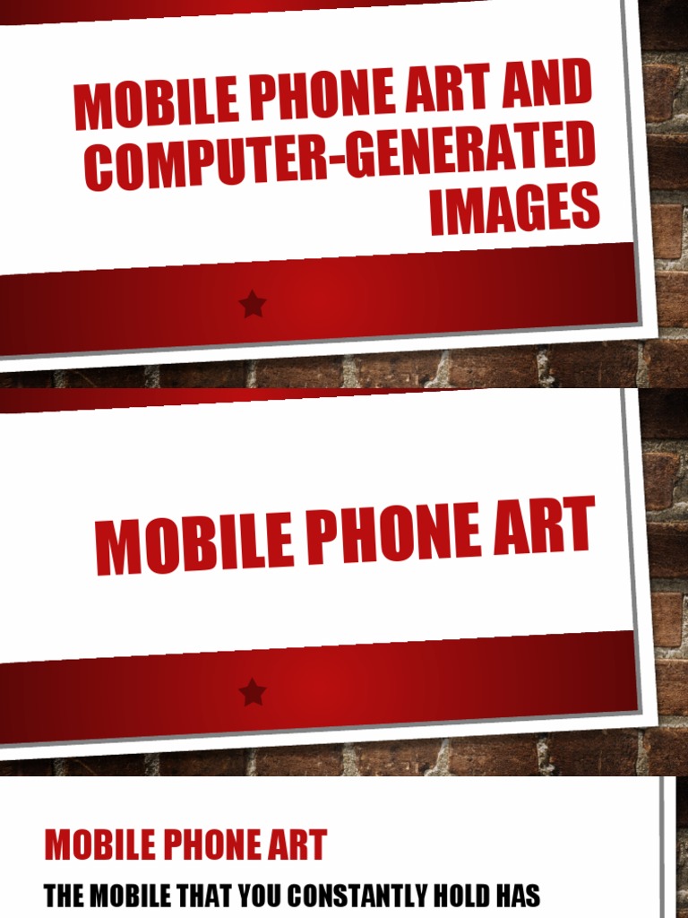 Mobile Phone Art I Mapeh Pdf Ios Mobile App