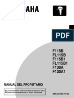 F115B FL115B F115B1 FL115B1 F130A F130A1: Manual Del Propietario