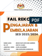 Fail Rekod Mengajar Sesi 2023-2024