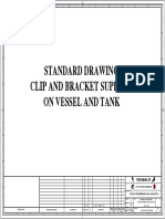 Standard Drawing For Clip & Bracket On Vessel Tank