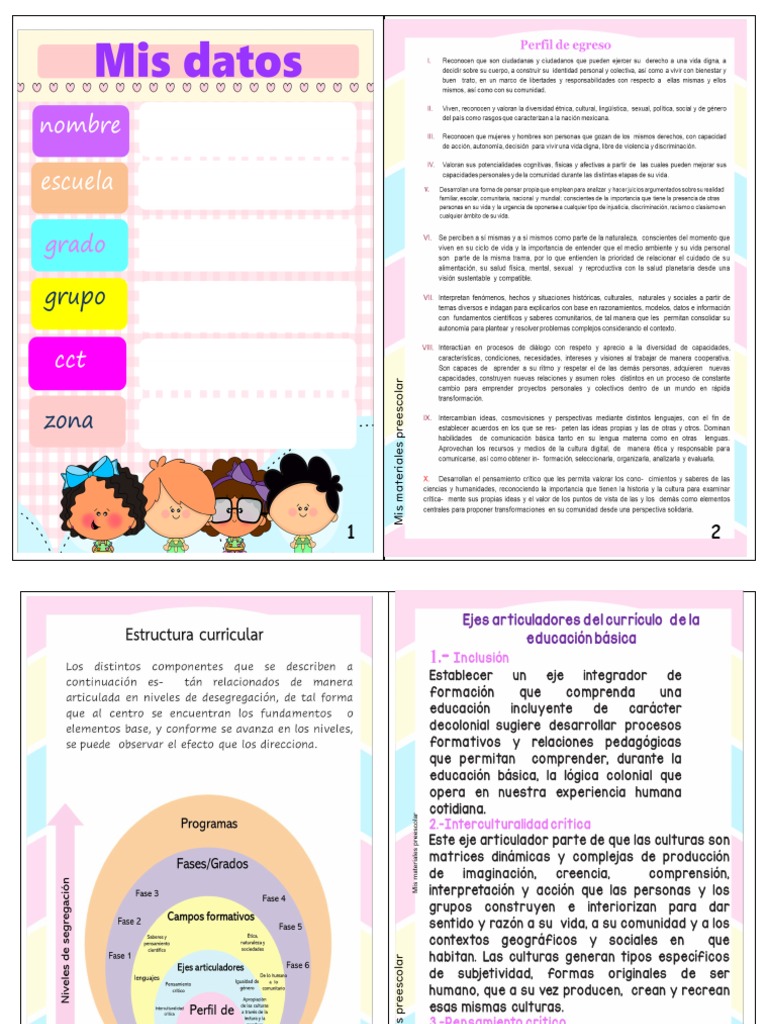 Mini Plan de Estudios 22 Preescolar | PDF