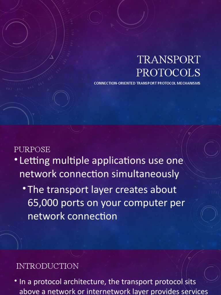 Transport Protocols | PDF | Transmission Control Protocol | Computer ...