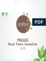 PRICELIST Undangan Hard Cover Artdellaide 2018