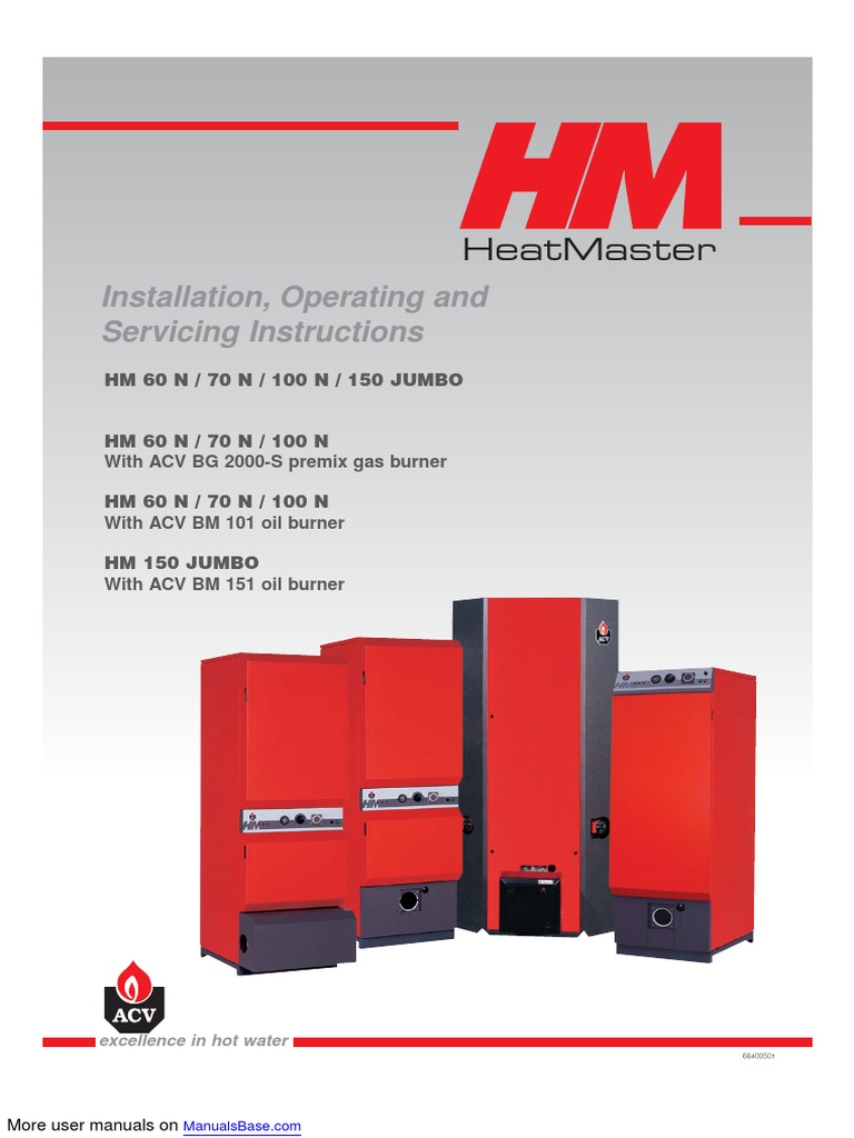 Manual Heatmaster 150 JUMBO PDF Water Heating Boiler