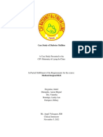 Case Study - Diabetes Mellitus