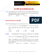 49. Phát triển câu 49 đề minh họa 2023