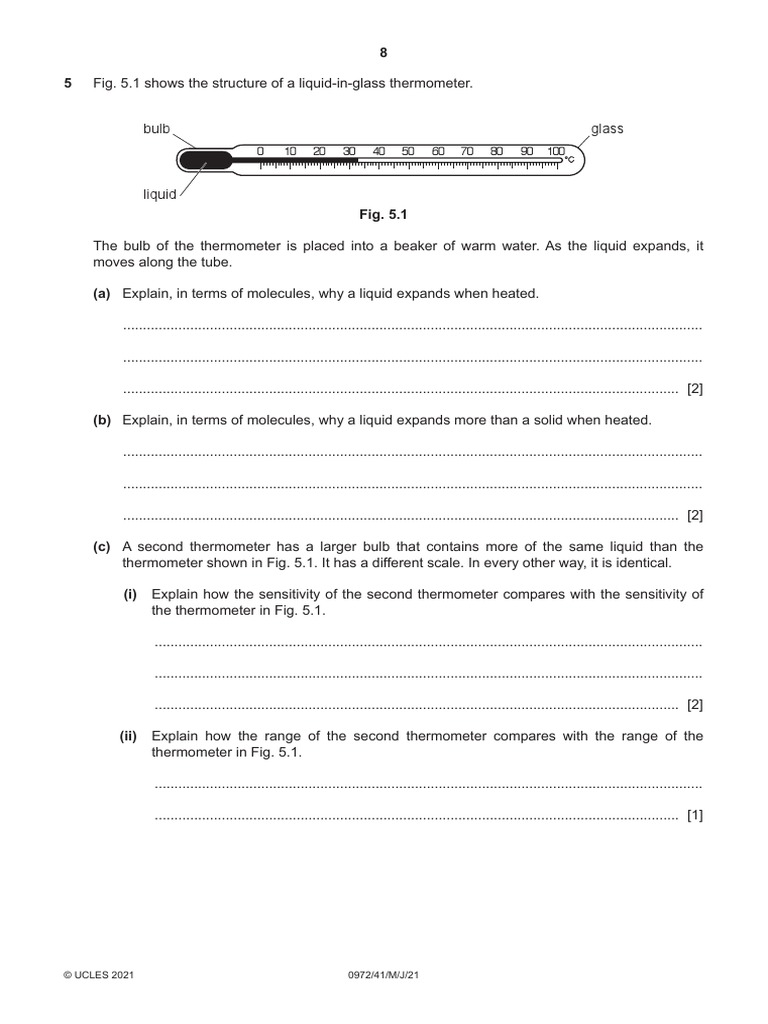 0972june2021qp41cieigcsephysics.pdfQuestion5 PDF Thermometer