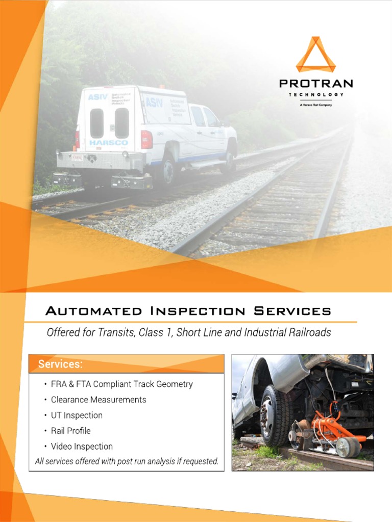 Brochure Track Inspection Services PDF