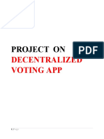 Voting App Project Report