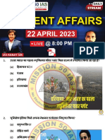 Current Affairs - 22-04-23 - Black