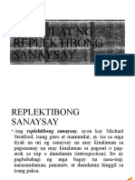 FPL - Replektibong Sanaysay