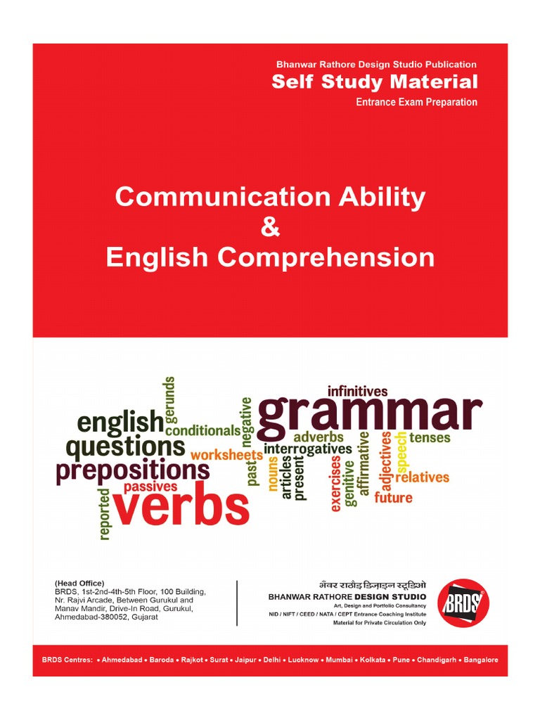Communication Ability And English Comprehension Pdf