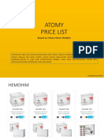 Atomy - Price - List - PDF Filename - UTF-8''Atomy Price List-2