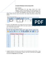 Langkah-Langkah Melakukan Uji Data Dengan SPSS