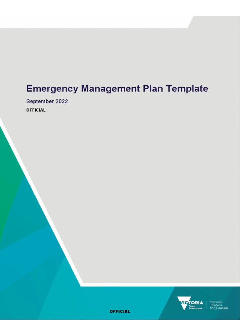 Emergency Management Plan Template PDF Emergency Management Emergency