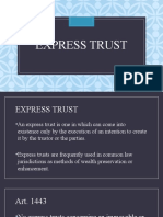 Arts. 1443-1446 (Express Trust)