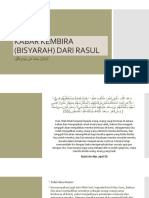 Kabar Kembira (Bisyarah) Dari Rasul