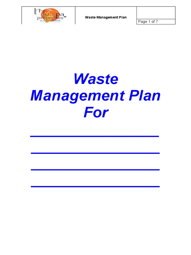 How To Make Waste Management