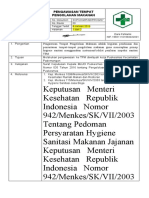 Pengawasan Tempat Pengolahan Makanan