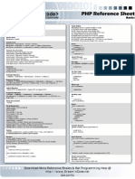 More Reference Sheets & Get Programming Help @: Edited By: Hotsnoj, Martyr2 Published: October 18, 2007