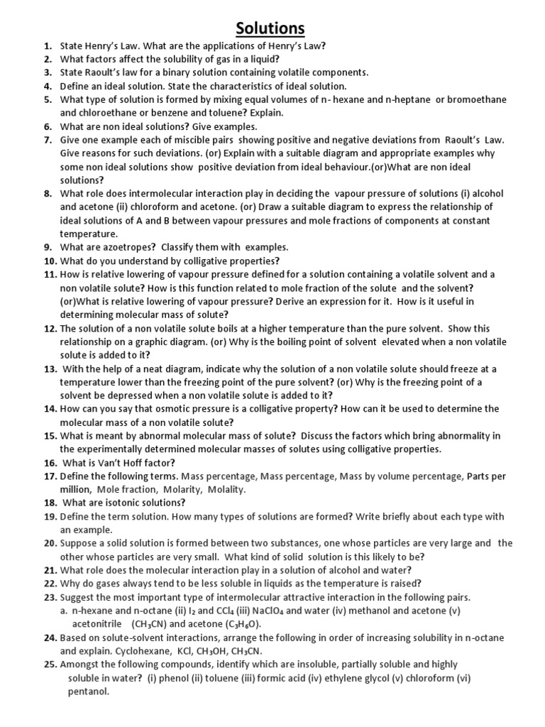 Solutions | PDF