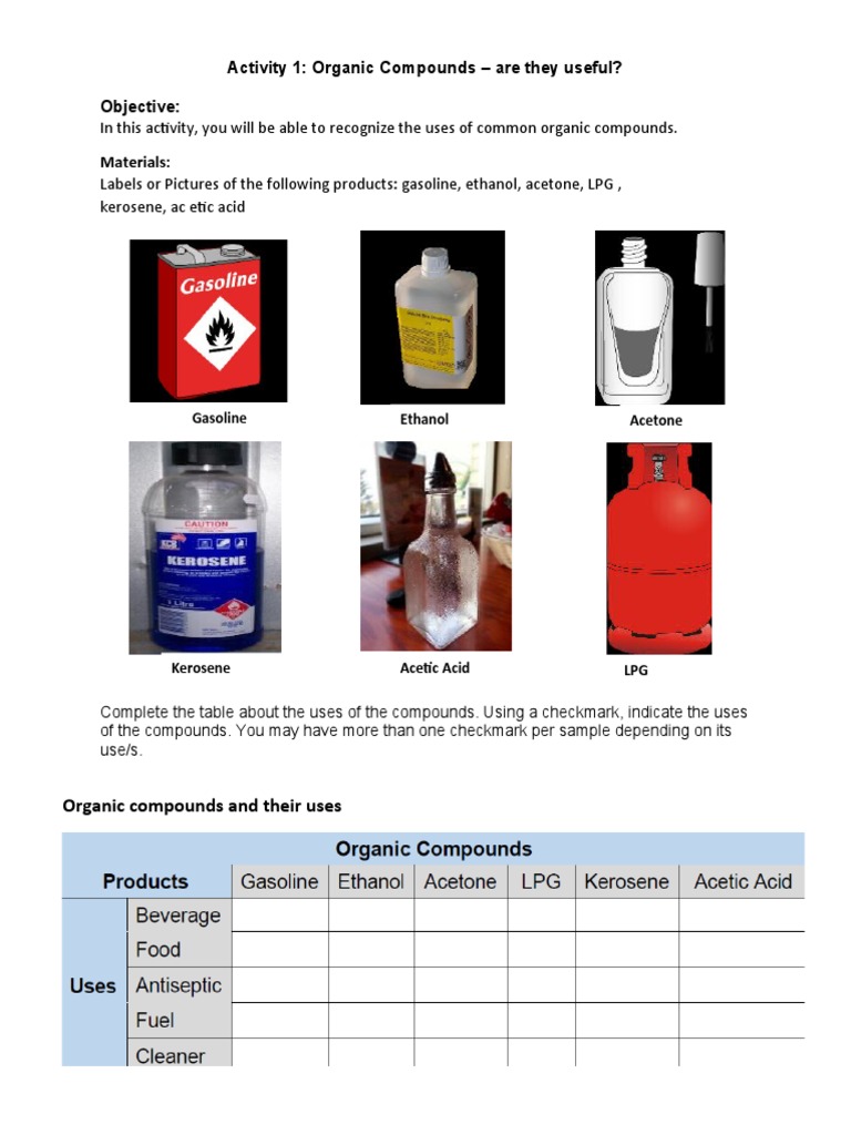 Variety Of Carbon Compounds Pdf