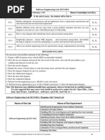 Software Engineering Lab (KCS-661) : Name of The Lab Name of The Experiment