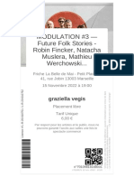 2-Tickets - Modulation #3 - Future Folk Stories - Robin Fincker, Natacha Muslera, Mathieu Werchowski... - 15!11!19h - Graziella - Vegis