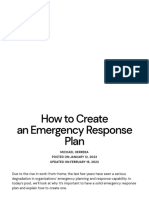 How To Create An Emergency Response Plan - MHA Consulting