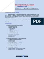 Computer-Aided Structural Design: Staad-Pro V8I & RCDC