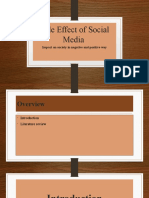Side Effect of Social Media
