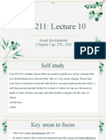 PSY211 Lecture 10 Social Development Self-Study 26.03