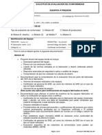 Solicitud de Evaluacion de Conformidad: Identificación Del Equipo