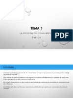 Tema 3 - Parte II - La Decisión Del Consumidor