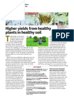 Higher Yields From Healthy Plants in Healthy Soil: Fact Sheet