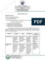 Performance Task For First Quarter Araling Panlipunan 10-For Printing