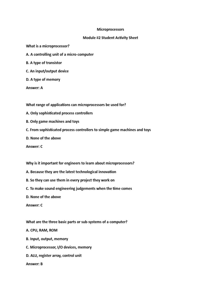 Understanding Microprocessors Basics | PDF
