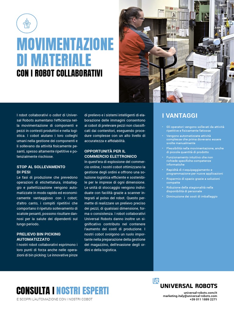 UR Application Fact Sheet Material Handling IT PDF