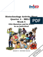 DNA Mutation and Its Effect To An Individual (w5)