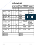 F-04 Project Meeting Schedule