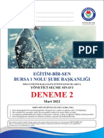 Ebs Bursa Deneme 2 Ve Cevap Anahtar