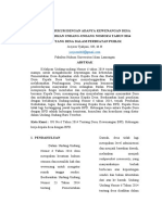 JURNAL 1 (Joejoen) AKIBAT HUKUM DENGAN ADANYA KEWENANGAN DESA BERDASARKAN UNDANG-UNDANG NOMOR 6 TAHUN 2014 TENTANG DESA DALAM PERBUATAN PUBLIK