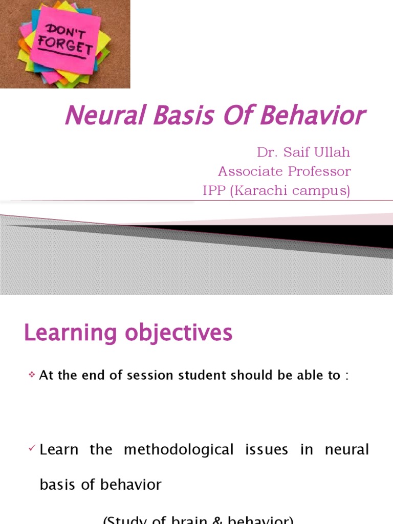 Neural Basis of Behavior Methodology 23022023 013817pm PDF