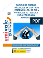 CBP Centros Residenciales de D A y Viviendas Tuteladas para Personas Mayores